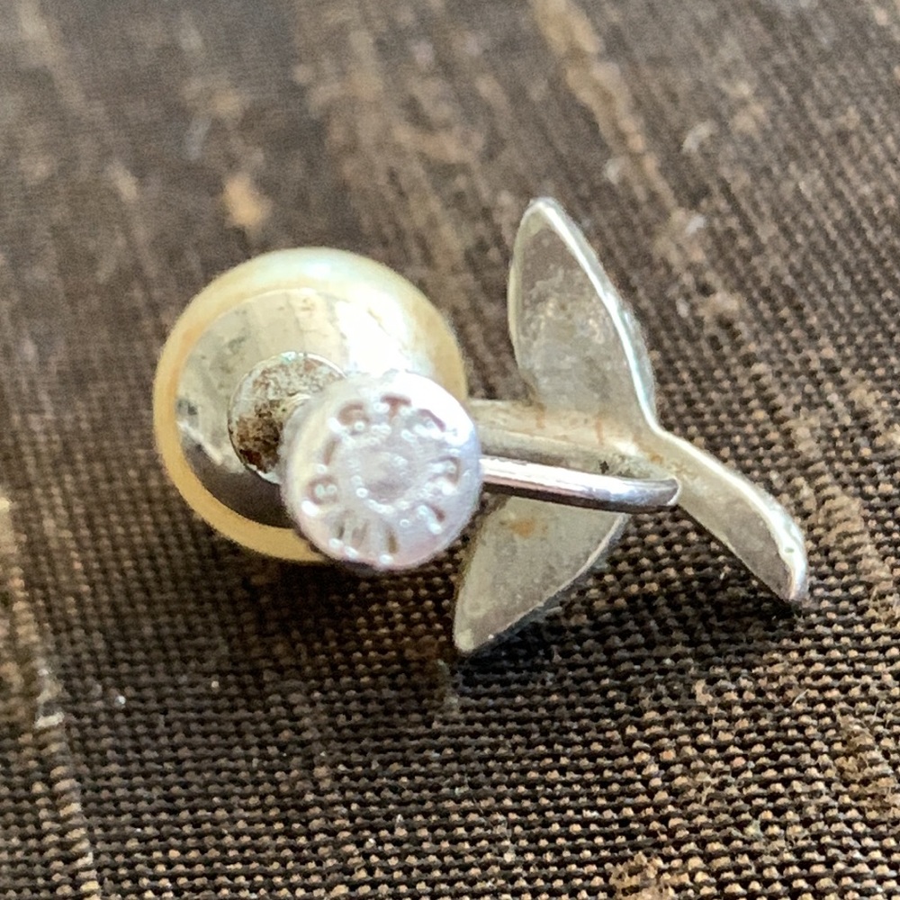 Pearl Necklace, Single Pearl Earring - Picture 4 of 4